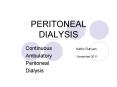 PERITONEAL DIALYSIS PowerPoint PPT Presentation