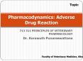 Pharmacodynamics: Adverse Drug Reaction PowerPoint PPT Presentation
