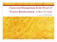 Classroom Management PowerPoint PPT Presentation