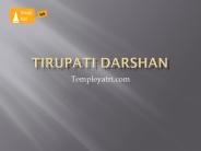 Tirupati Darshan