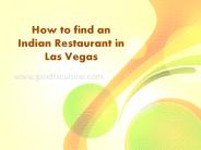 How to find an Indian Restaurant in Las Vegas