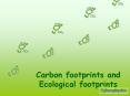 Carbon footprints and Ecological footprints PowerPoint PPT Presentation