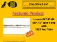 Loomis GL2 851M ESP 7'1" Spin 4-8Kg with free rod tube
