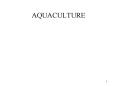 AQUACULTURE PowerPoint PPT Presentation