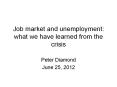 Job market and unemployment: what we have learned from the crisis PowerPoint PPT Presentation