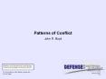 Patterns of Conflict PowerPoint PPT Presentation