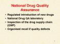 National Drug Quality Assurance PowerPoint PPT Presentation