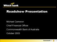 Merrill Lynch Australasia Investment Conference