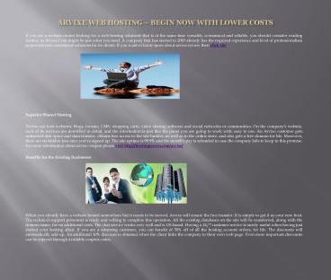 Arvixe Web Hosting – Begin Now with Lower Costs