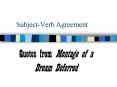 Subject-Verb Agreement PowerPoint PPT Presentation