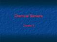 Chemical Sensors PowerPoint PPT Presentation