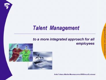 PPT – Talent Management PowerPoint presentation | free to view - id