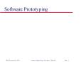 Software Prototyping PowerPoint PPT Presentation