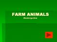 FARM ANIMALS Kindergarten PowerPoint PPT Presentation