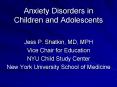 Anxiety Disorders in Children and Adolescents PowerPoint PPT Presentation
