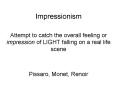 Impressionism PowerPoint PPT Presentation