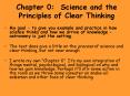Chapter 0: Science and the Principles of Clear Thinking PowerPoint PPT Presentation