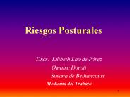 Riesgos Posturales