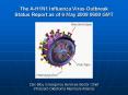 The A-H1N1 Influenza Virus Outbreak Status Report as of 6 May 2009 0600 GMT PowerPoint PPT Presentation