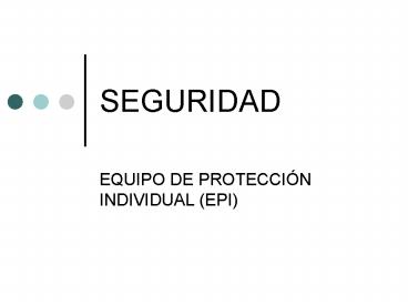 SEGURIDAD