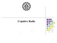 Cognitive Radio PowerPoint PPT Presentation