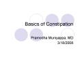 Basics of Constipation PowerPoint PPT Presentation