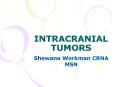 INTRACRANIAL TUMORS PowerPoint PPT Presentation