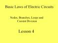 Basic Laws of Electric Circuits PowerPoint PPT Presentation