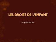 LES DROITS DE L