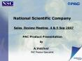 National Scientific Company PowerPoint PPT Presentation