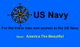 For the brave men and women in the US Navy  Music:  America The Beautiful PowerPoint PPT Presentation