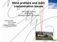 Wind profilers and radio contamination issues