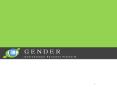 GENDER PowerPoint PPT Presentation