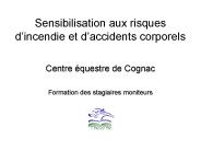 Sensibilisation aux risques d