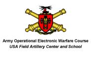 Army Operational Electronic Warfare Course
