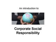 Corporate Social Responsibility
