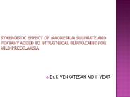 Dr.K.VENKATESAN MD II YEAR