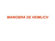 MANIOBRA DE HEIMLICH