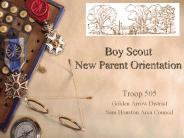Boy Scout New Parent Orientation