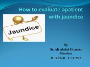 How to evaluate apatient with jaundice