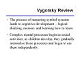 Vygotsky Review PowerPoint PPT Presentation