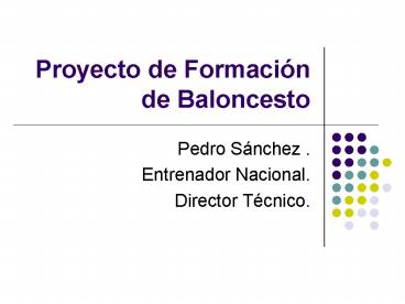 Proyecto de Formaci