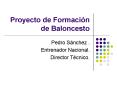 Proyecto de Formaci PowerPoint PPT Presentation