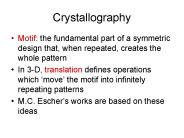 Crystallography
