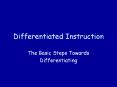 Differentiated Instruction PowerPoint PPT Presentation