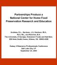 Partnerships Produce a National Center for Home Food Preservation Research and Education  Andress, E.L., Harrison, J.A, Harrison, M.A., Kerr, W.L. and Nummer, B.A.  The University of Georgia, Extension Foods and Nutrition, 208 Hoke Smith Annex, PowerPoint PPT Presentation