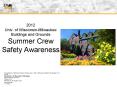2012 Univ. of Wisconsin-Milwaukee Buildings and Grounds Summer Crew Safety Awareness PowerPoint PPT Presentation