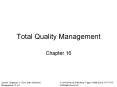 Total Quality Management PowerPoint PPT Presentation