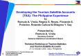 Developing the Tourism Satellite Accounts (TSA): The Philippine Experience PowerPoint PPT Presentation