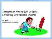 Strategies for Working With Defiant